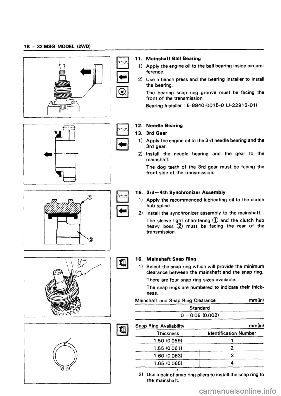 ISUZU DB SERIES 1993 Workshop Manual ISUZU DB SERIES 1993 Workshop Manual