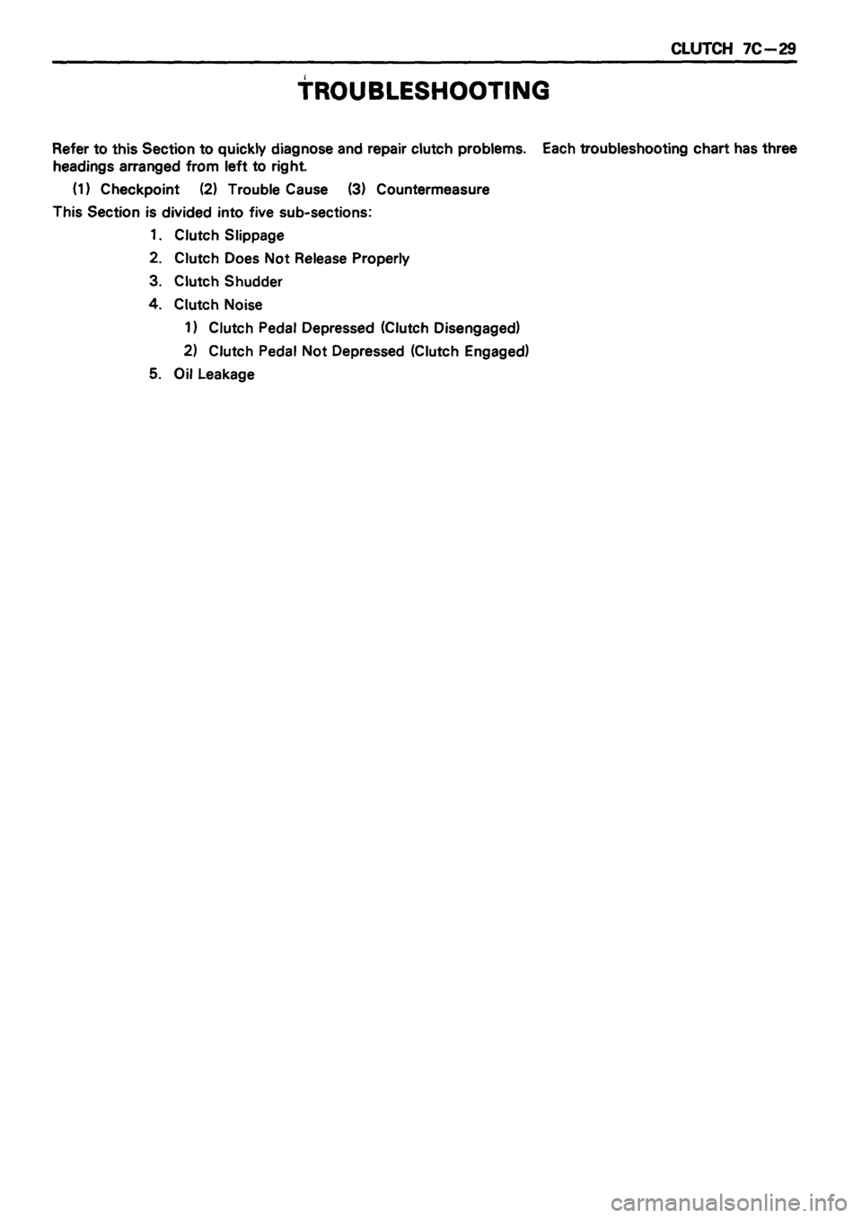 ISUZU DB SERIES 1993 Workshop Manual ISUZU DB SERIES 1993 Workshop Manual
