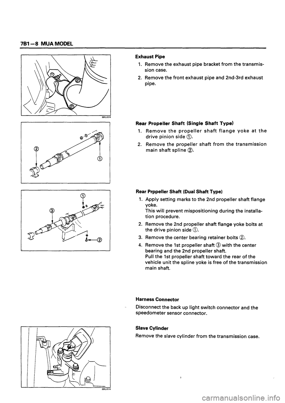 ISUZU DB SERIES 1993  Workshop Manual 