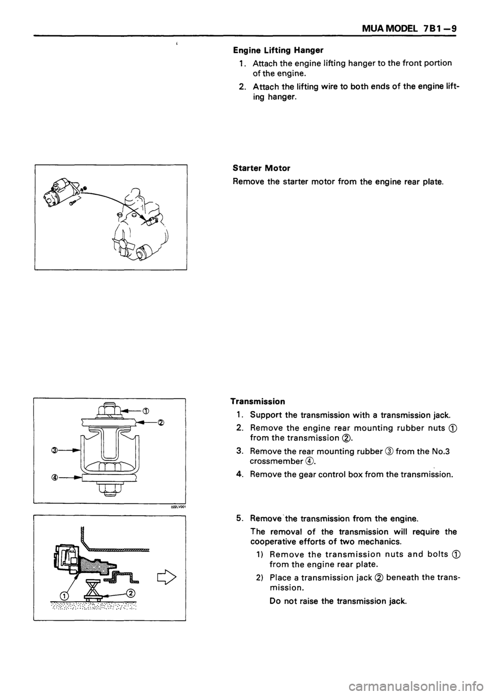 ISUZU DB SERIES 1993  Workshop Manual 