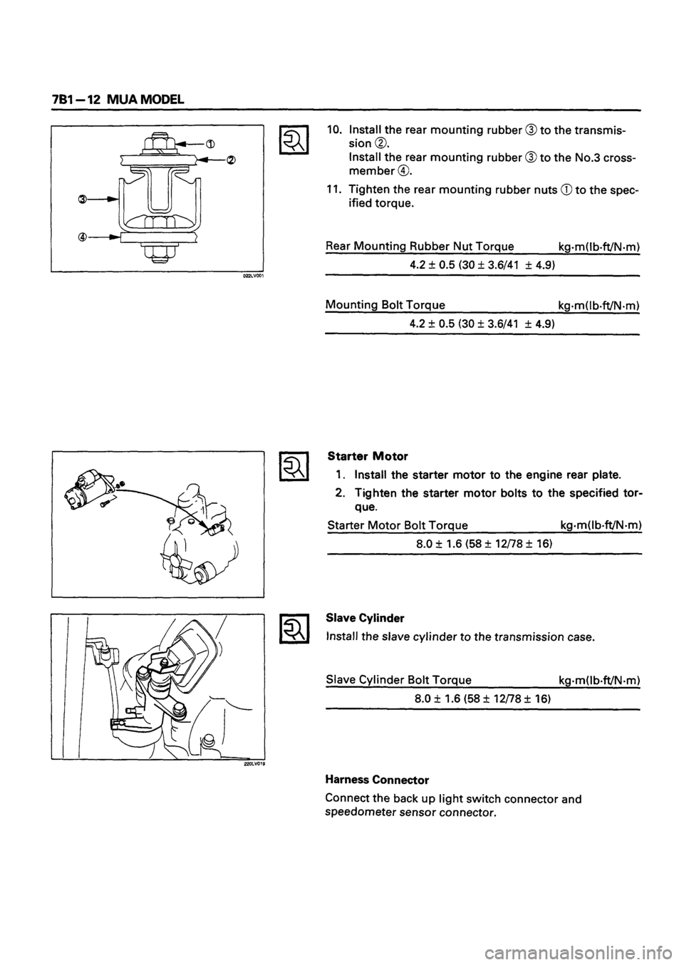 ISUZU DB SERIES 1993  Workshop Manual 