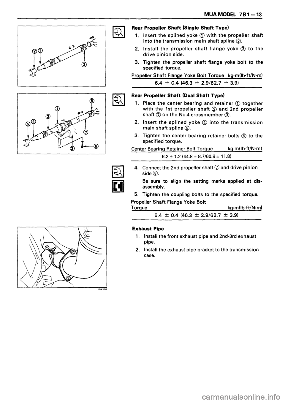ISUZU DB SERIES 1993  Workshop Manual 