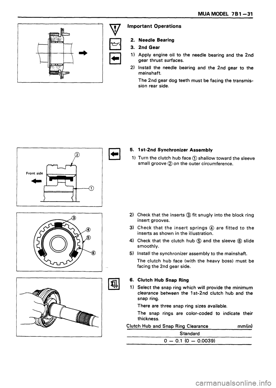 ISUZU DB SERIES 1993  Workshop Manual 