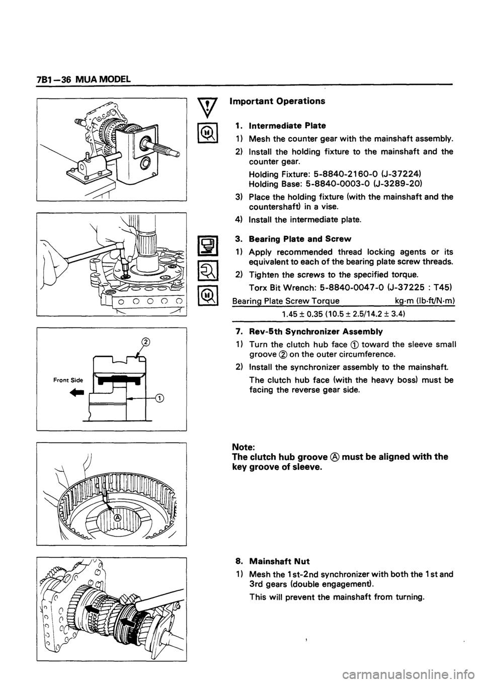 ISUZU DB SERIES 1993 Workshop Manual ISUZU DB SERIES 1993 Workshop Manual