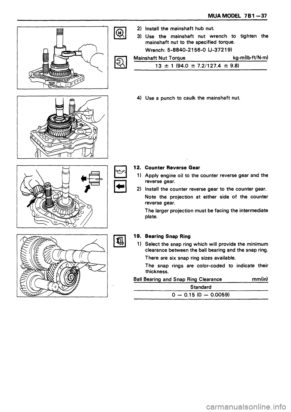 ISUZU DB SERIES 1993 Workshop Manual ISUZU DB SERIES 1993 Workshop Manual