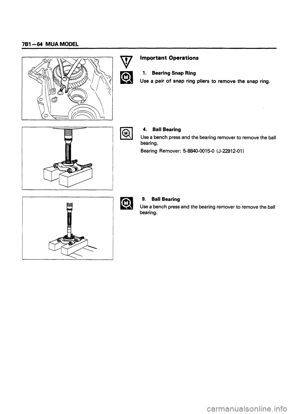 ISUZU DB SERIES 1993 Workshop Manual ISUZU DB SERIES 1993 Workshop Manual