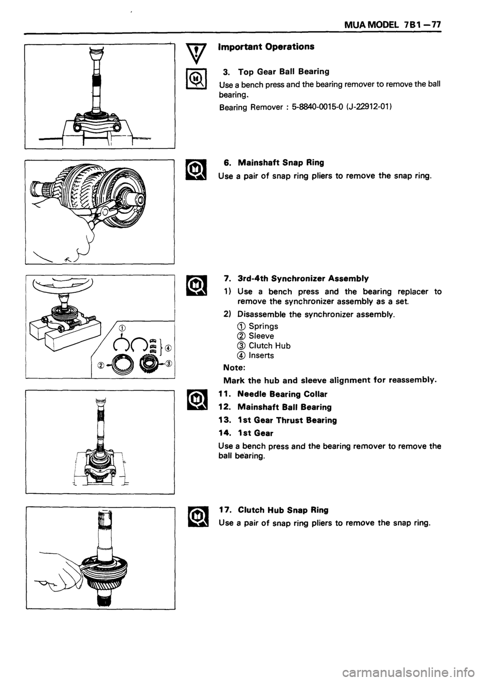 ISUZU DB SERIES 1993  Workshop Manual 