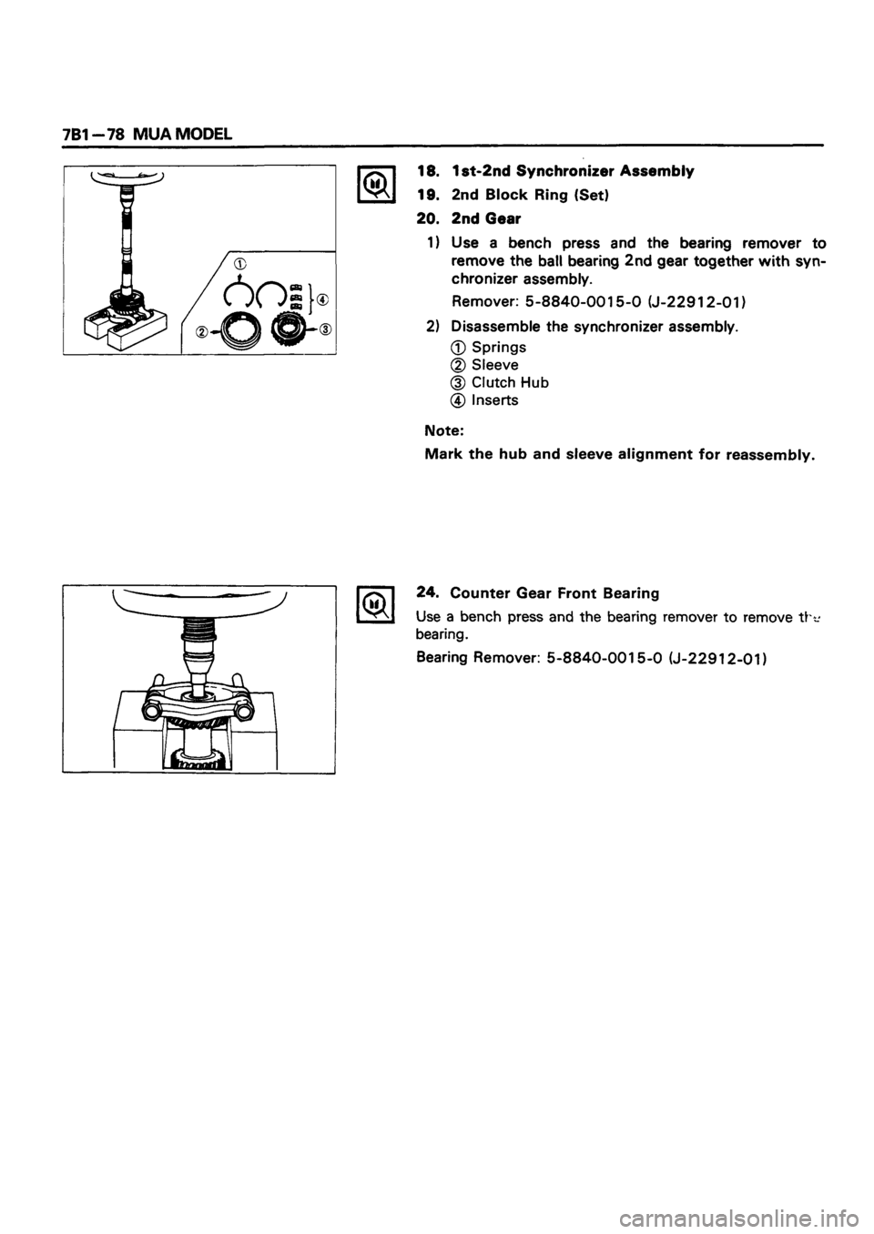 ISUZU DB SERIES 1993  Workshop Manual 