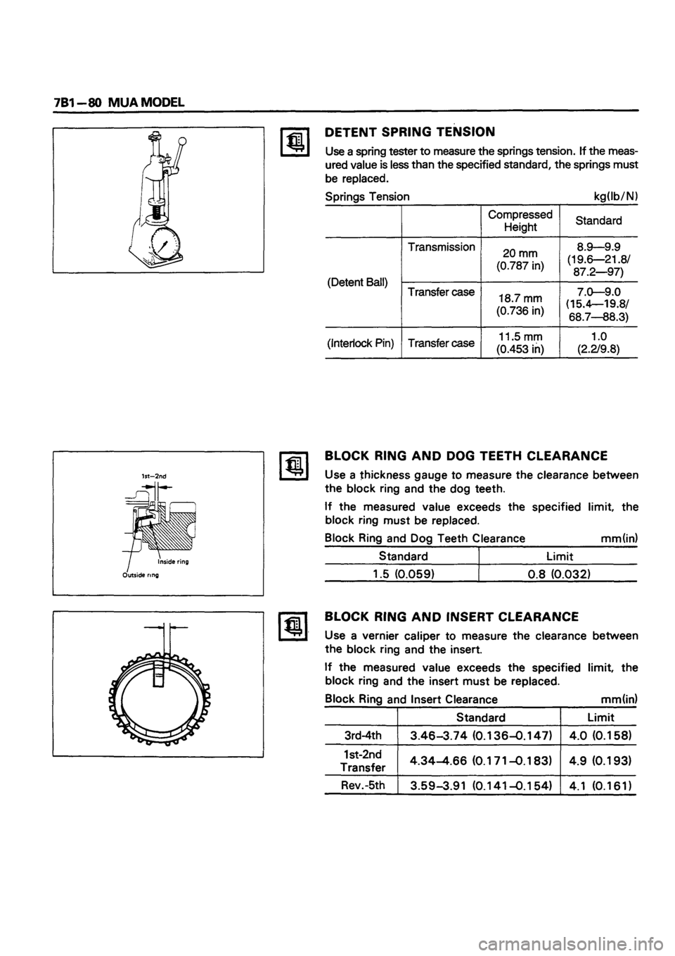 ISUZU DB SERIES 1993  Workshop Manual 