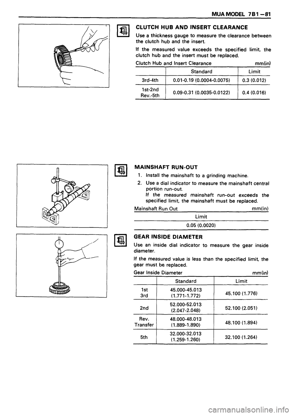 ISUZU DB SERIES 1993  Workshop Manual 