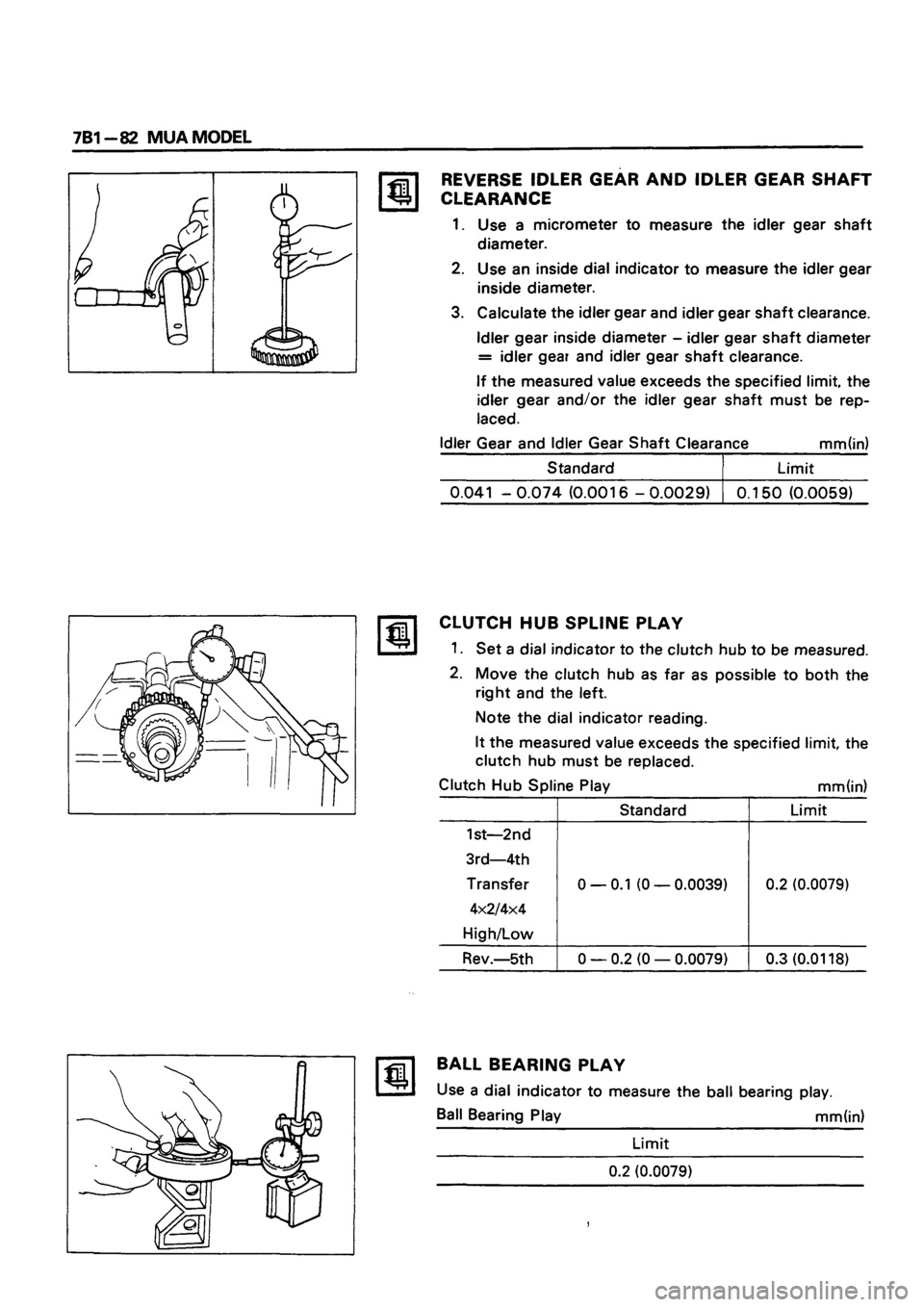 ISUZU DB SERIES 1993  Workshop Manual 