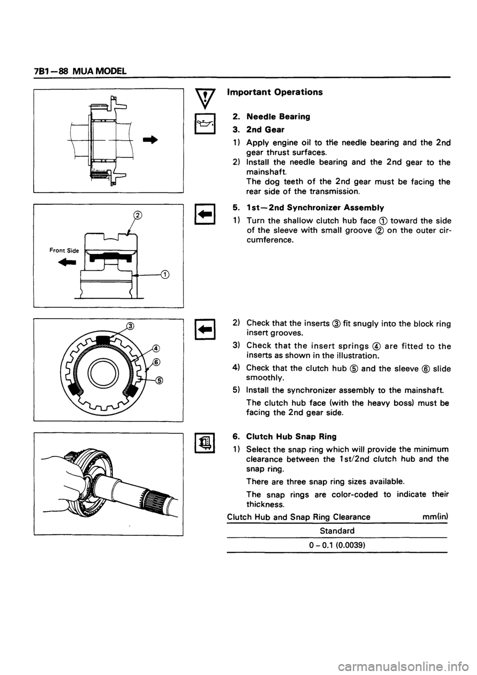 ISUZU DB SERIES 1993  Workshop Manual 