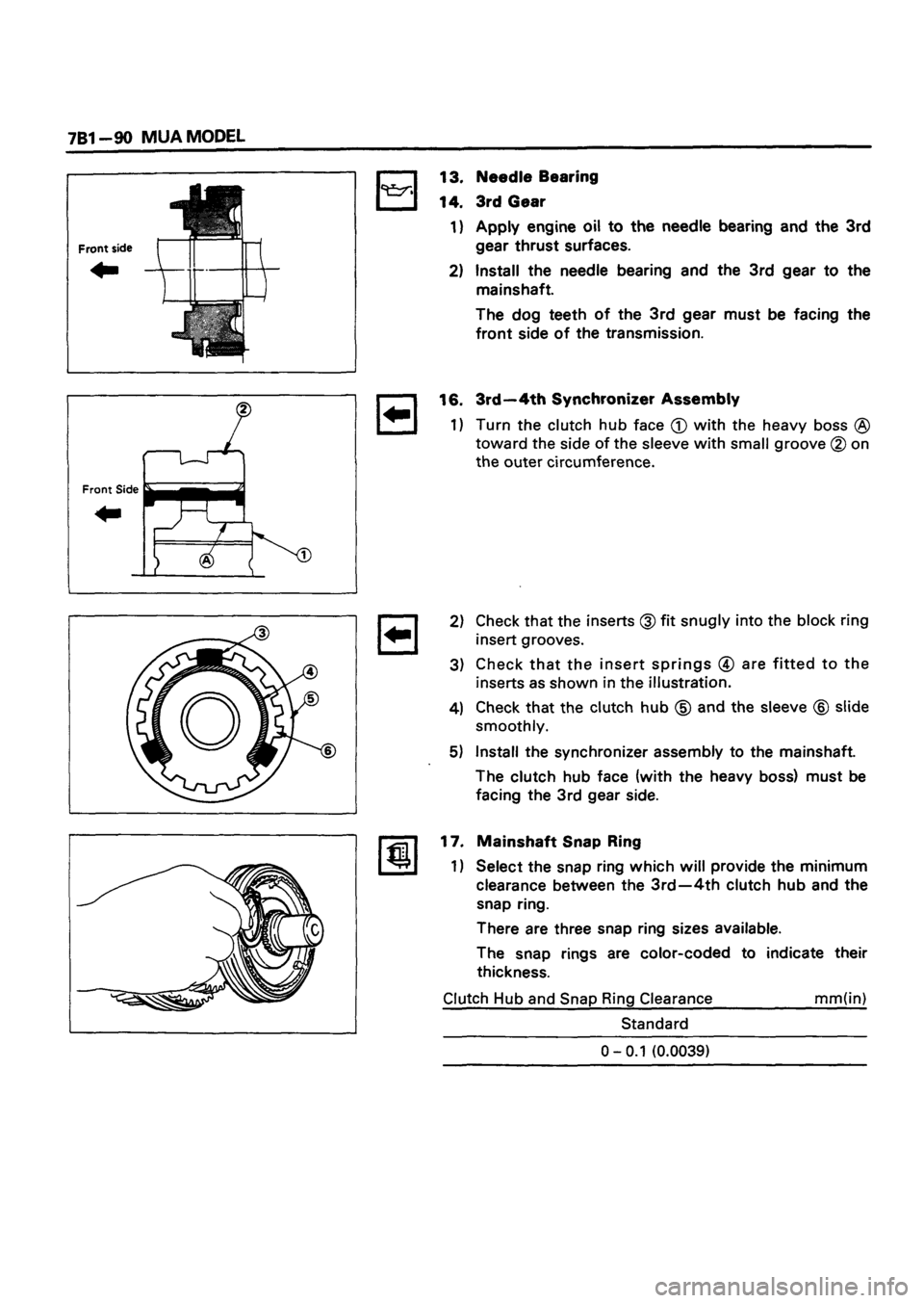 ISUZU DB SERIES 1993  Workshop Manual 