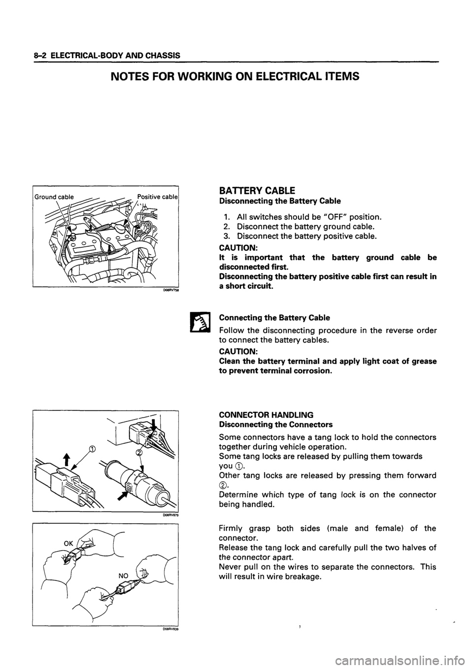 ISUZU DB SERIES 1993 Workshop Manual ISUZU DB SERIES 1993 Workshop Manual
