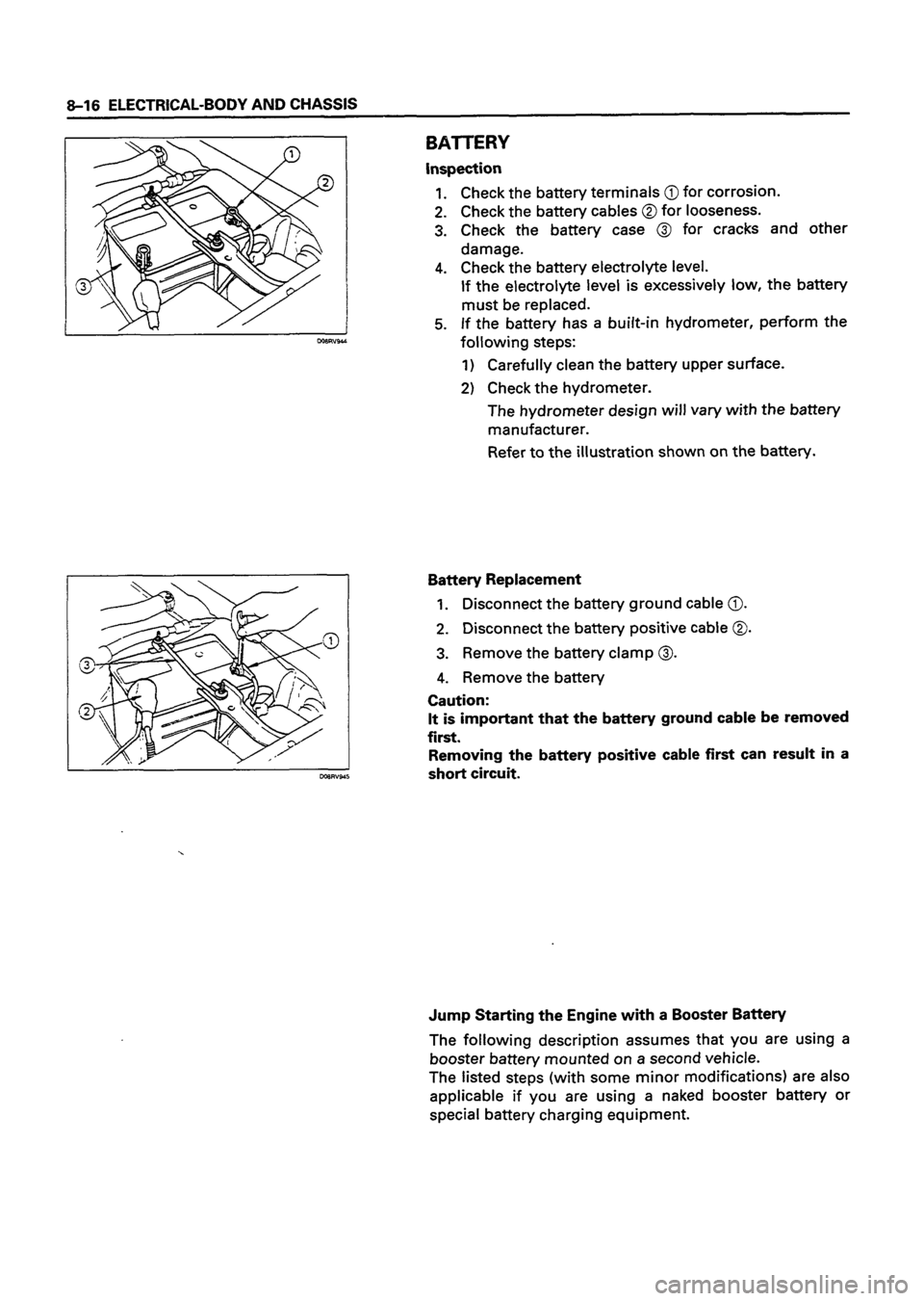 ISUZU DB SERIES 1993 Workshop Manual ISUZU DB SERIES 1993 Workshop Manual