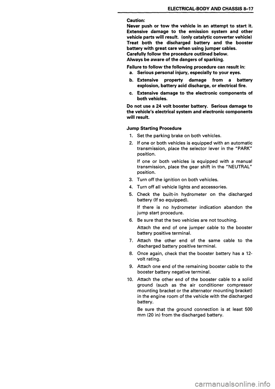 ISUZU DB SERIES 1993 Workshop Manual ISUZU DB SERIES 1993 Workshop Manual