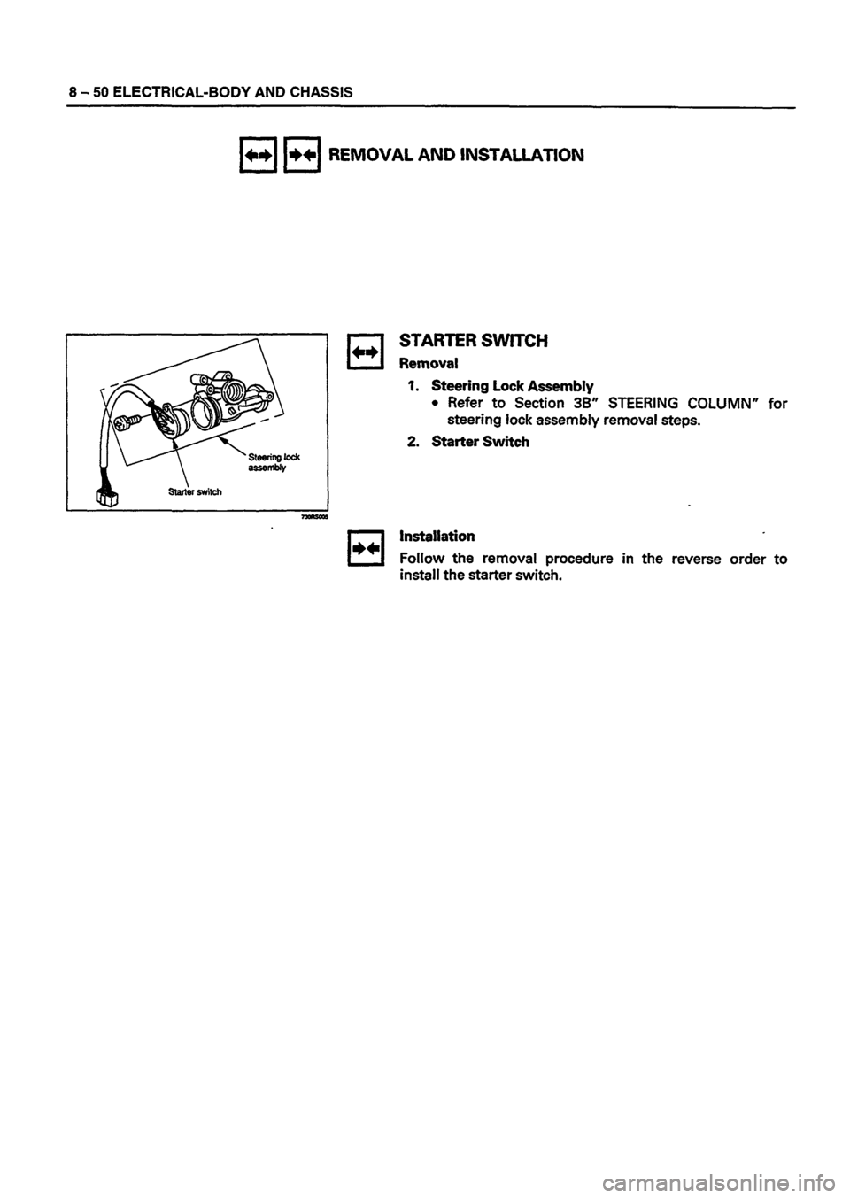 ISUZU DB SERIES 1993  Workshop Manual 