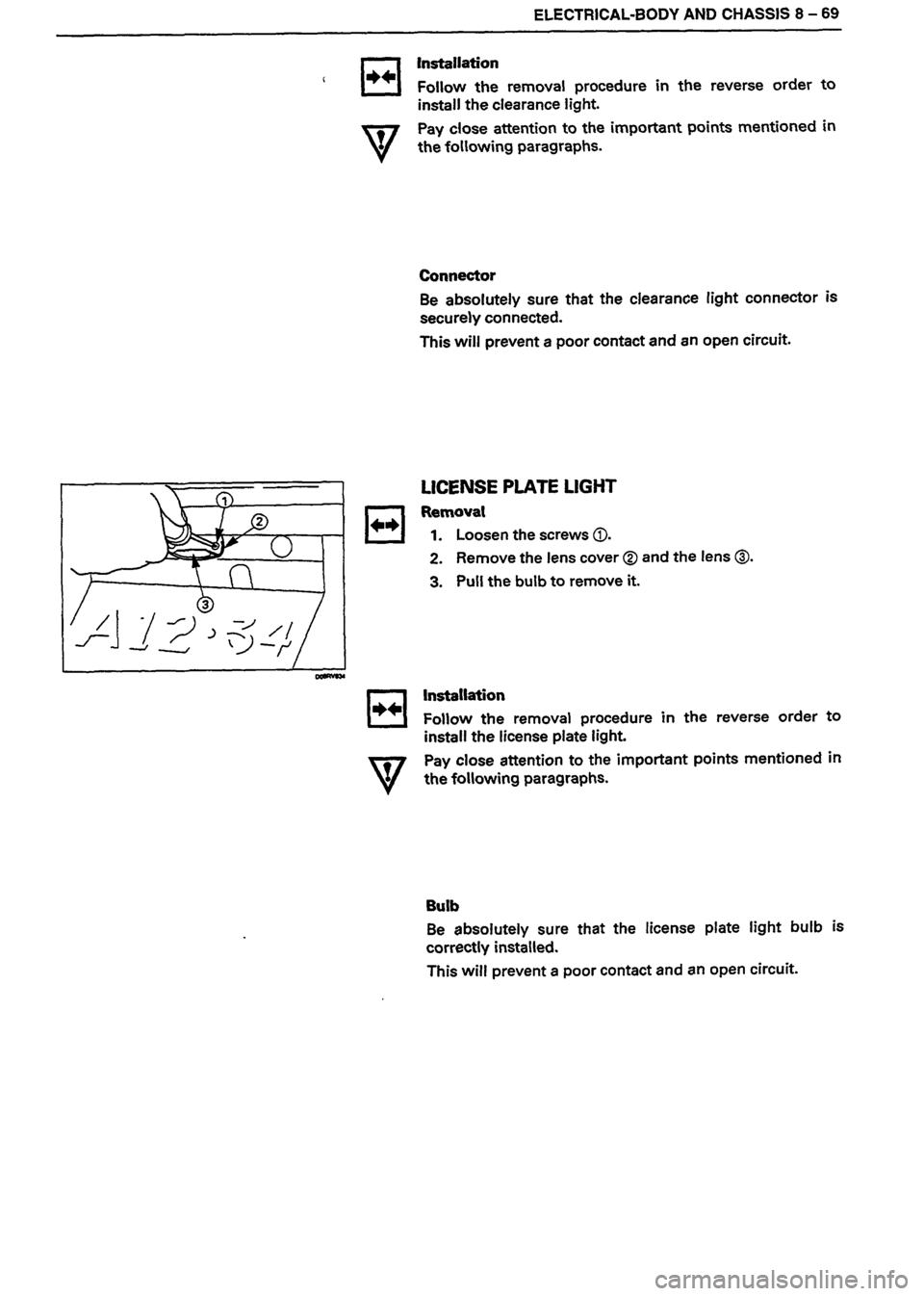 ISUZU DB SERIES 1993 Workshop Manual ISUZU DB SERIES 1993 Workshop Manual
