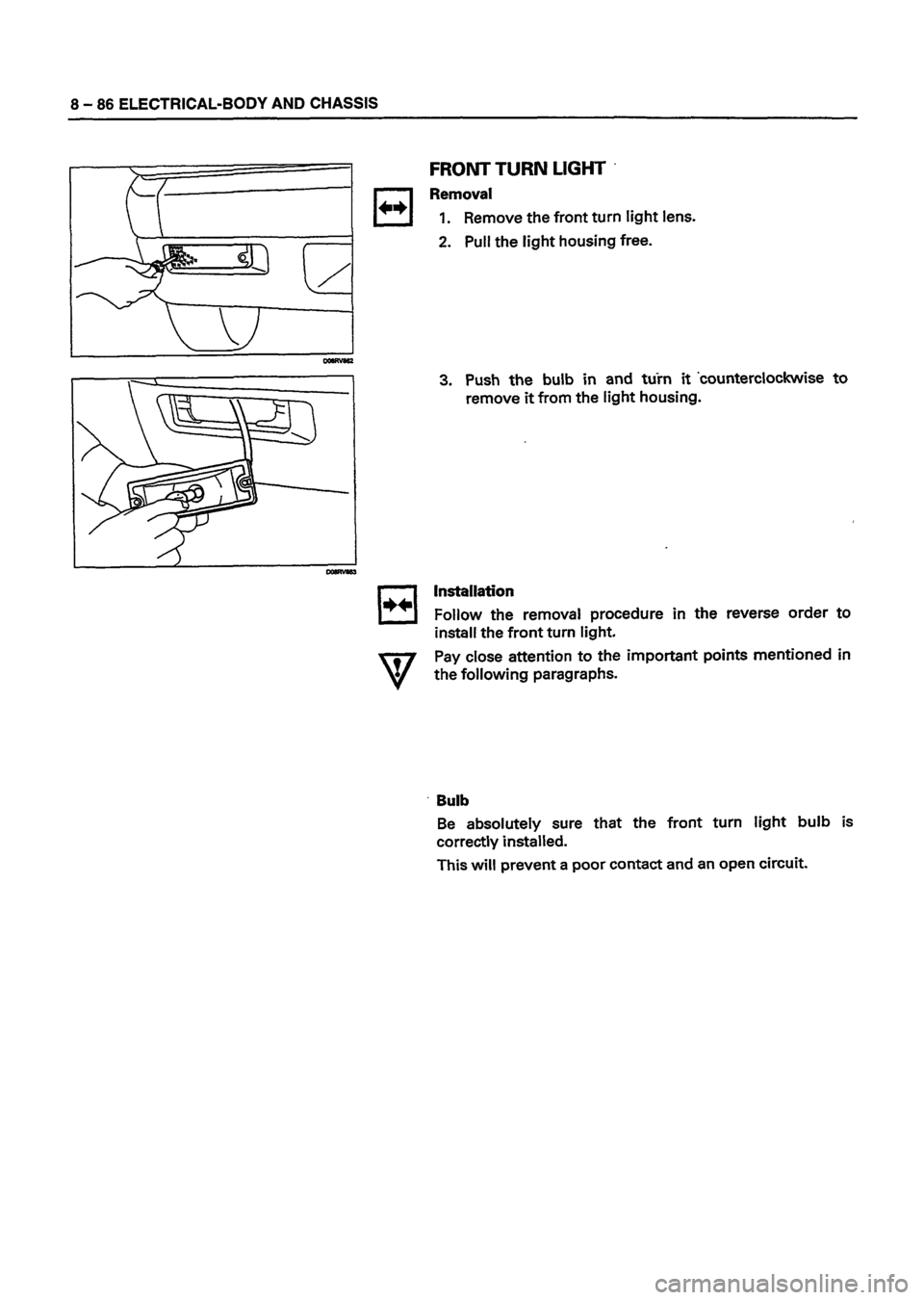 ISUZU DB SERIES 1993 Workshop Manual ISUZU DB SERIES 1993 Workshop Manual