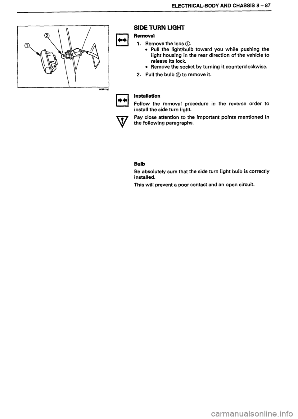 ISUZU DB SERIES 1993 Workshop Manual ISUZU DB SERIES 1993 Workshop Manual