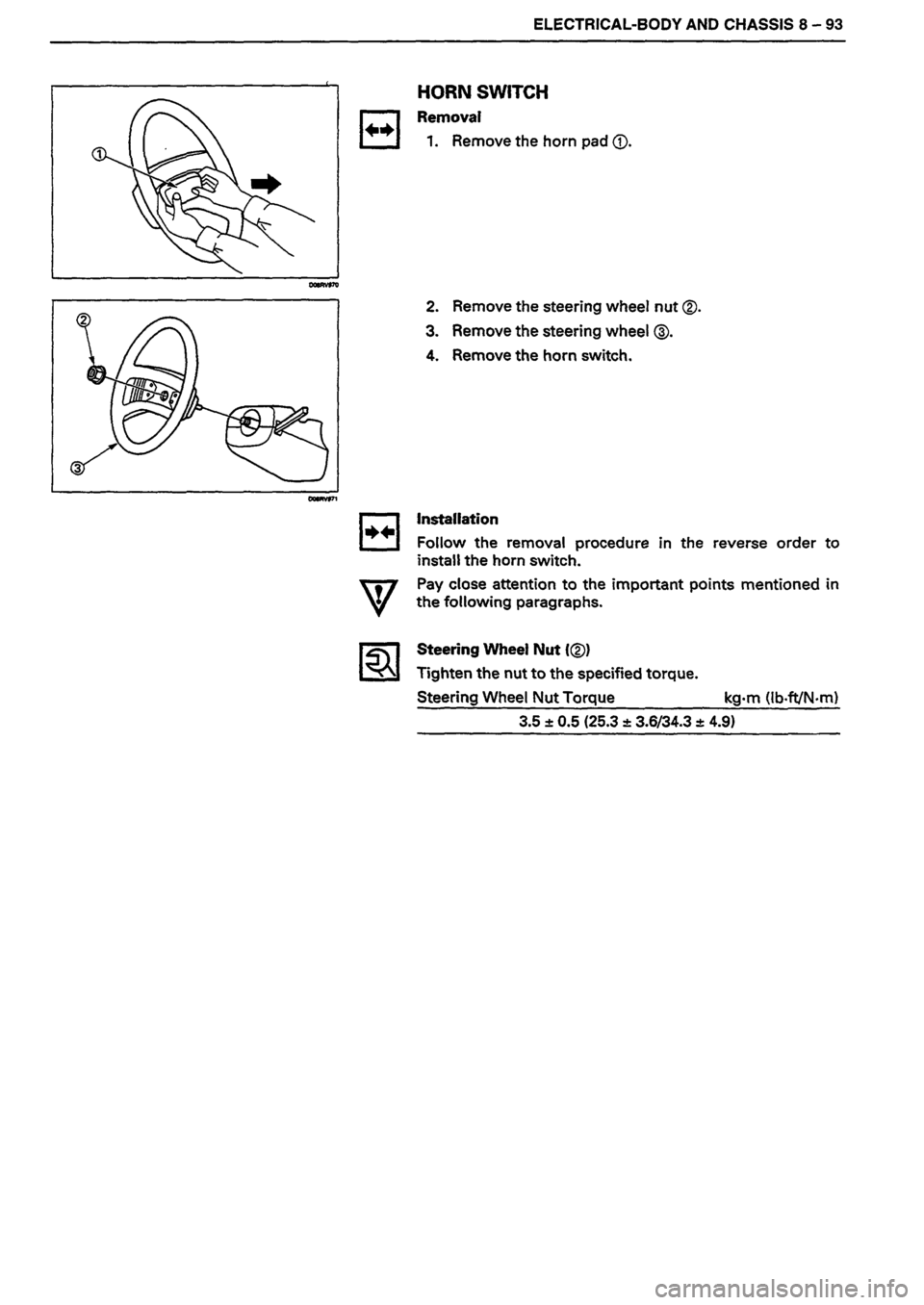ISUZU DB SERIES 1993 Workshop Manual ISUZU DB SERIES 1993 Workshop Manual