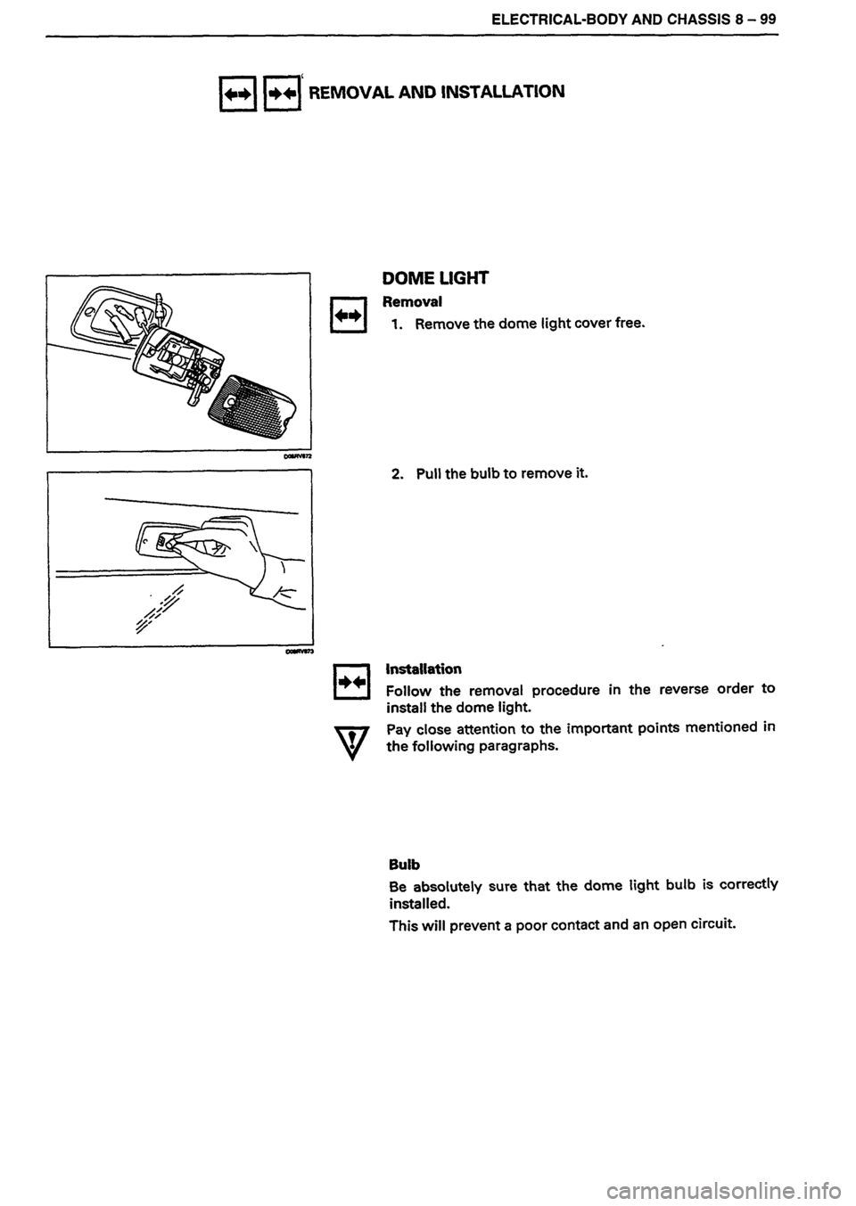 ISUZU DB SERIES 1993 Workshop Manual ISUZU DB SERIES 1993 Workshop Manual