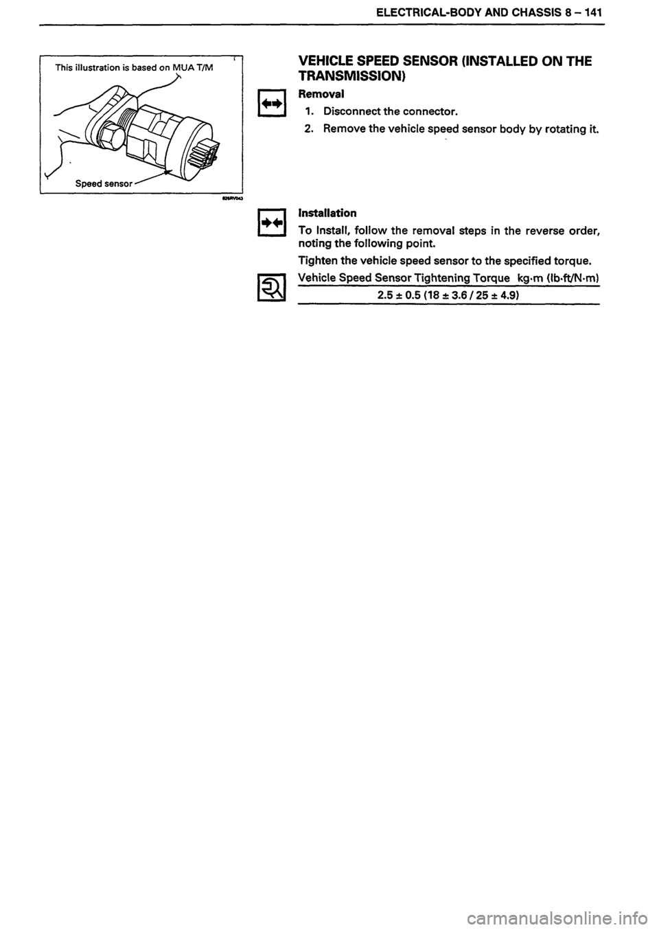 ISUZU DB SERIES 1993 Workshop Manual ISUZU DB SERIES 1993 Workshop Manual