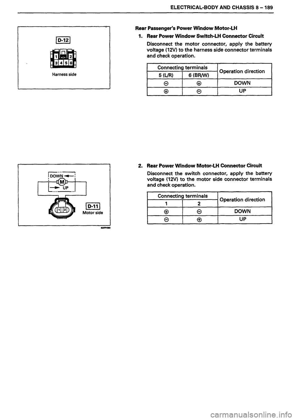 ISUZU DB SERIES 1993  Workshop Manual 