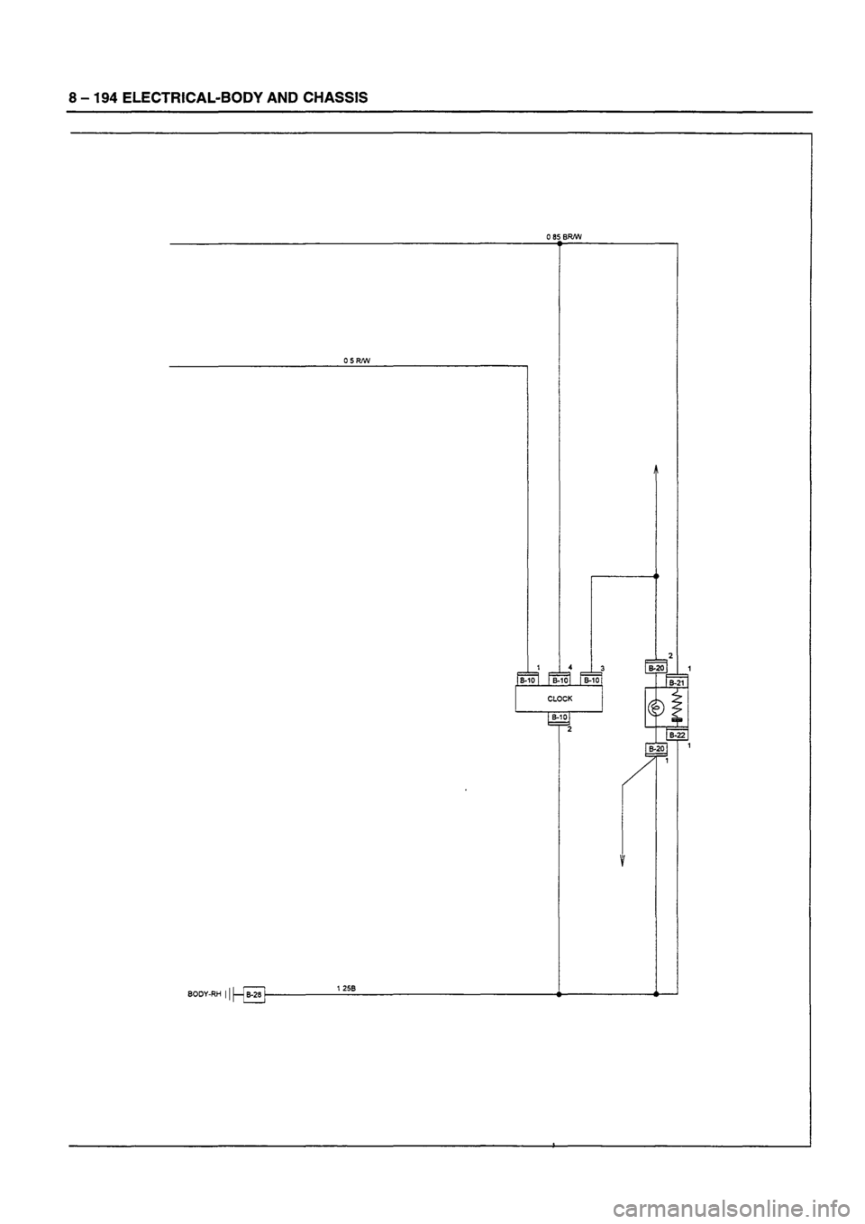 ISUZU DB SERIES 1993  Workshop Manual 