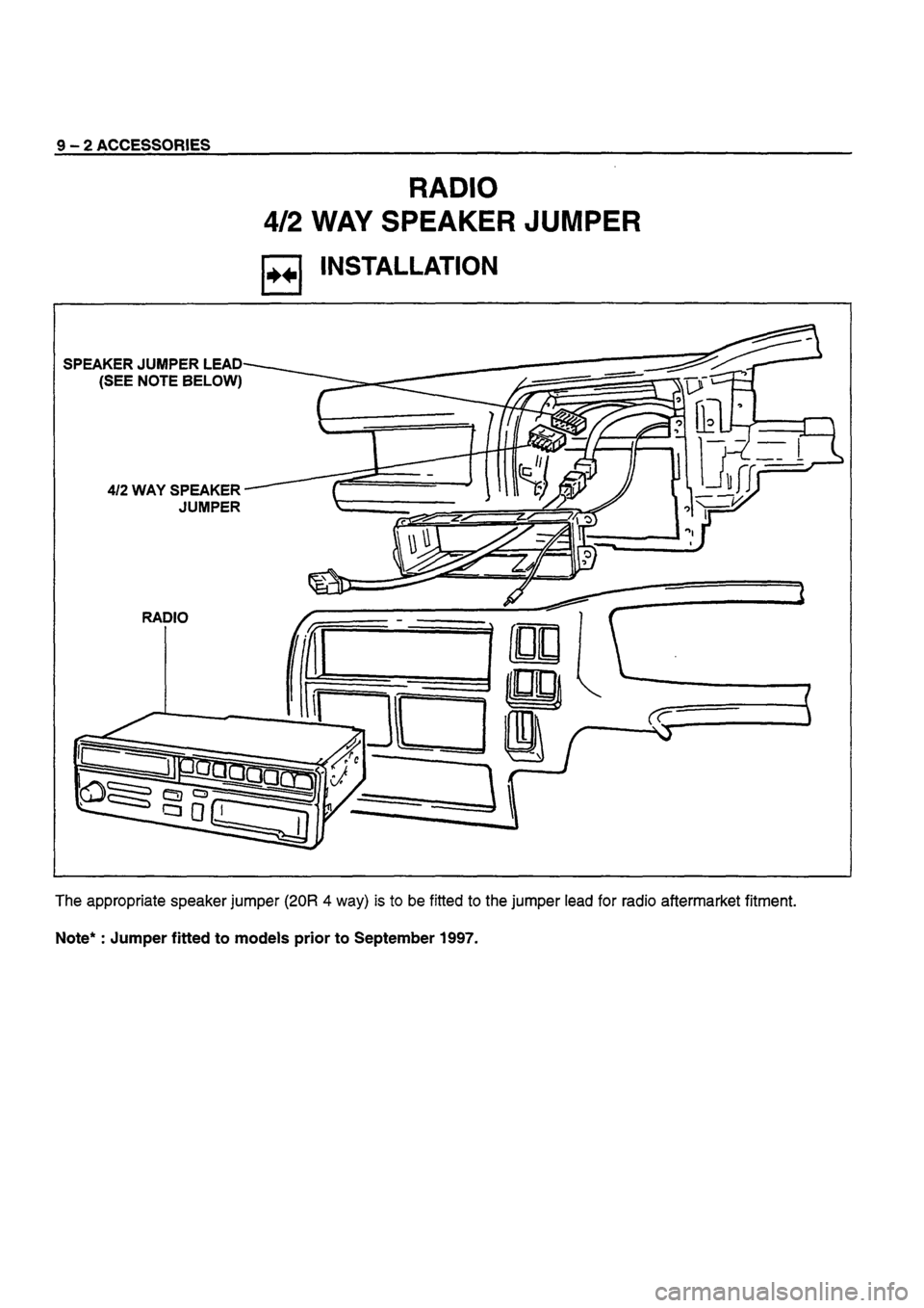 ISUZU DB SERIES 1993  Workshop Manual 