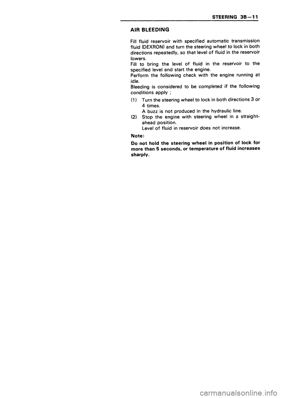 ISUZU DB SERIES 1993  Workshop Manual 