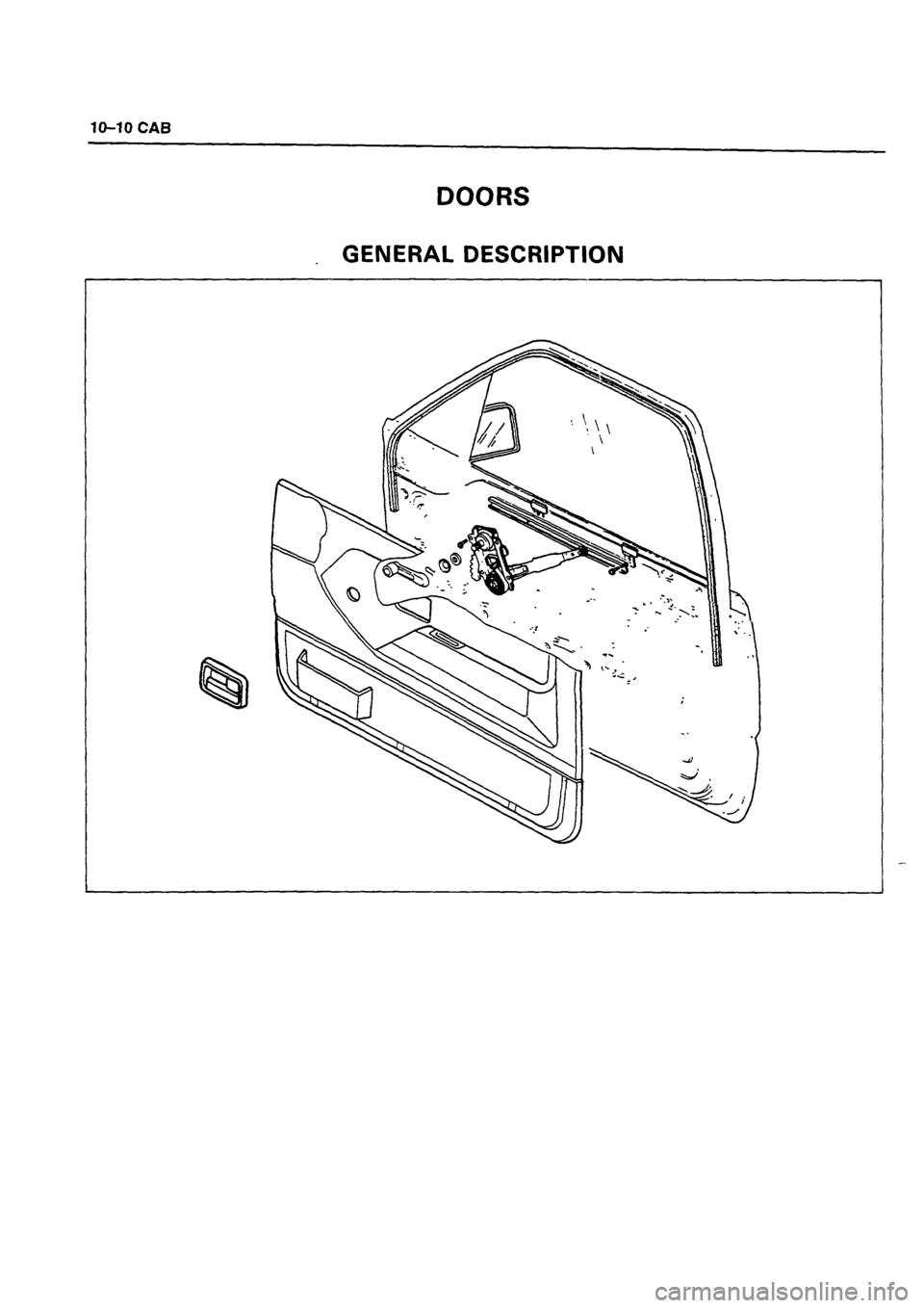 ISUZU DB SERIES 1993 Workshop Manual ISUZU DB SERIES 1993 Workshop Manual