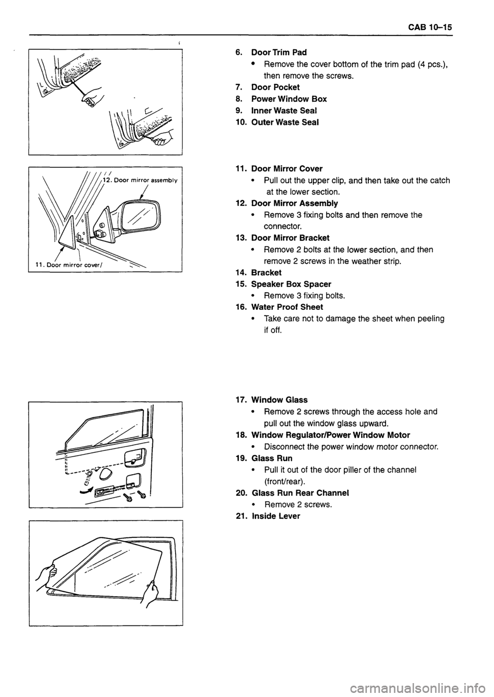 ISUZU DB SERIES 1993 Workshop Manual ISUZU DB SERIES 1993 Workshop Manual