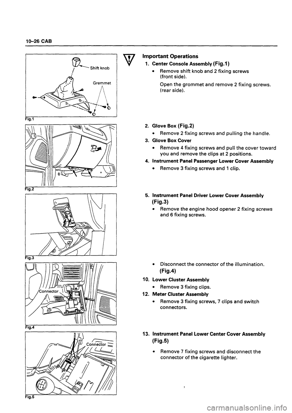 ISUZU DB SERIES 1993 Workshop Manual ISUZU DB SERIES 1993 Workshop Manual