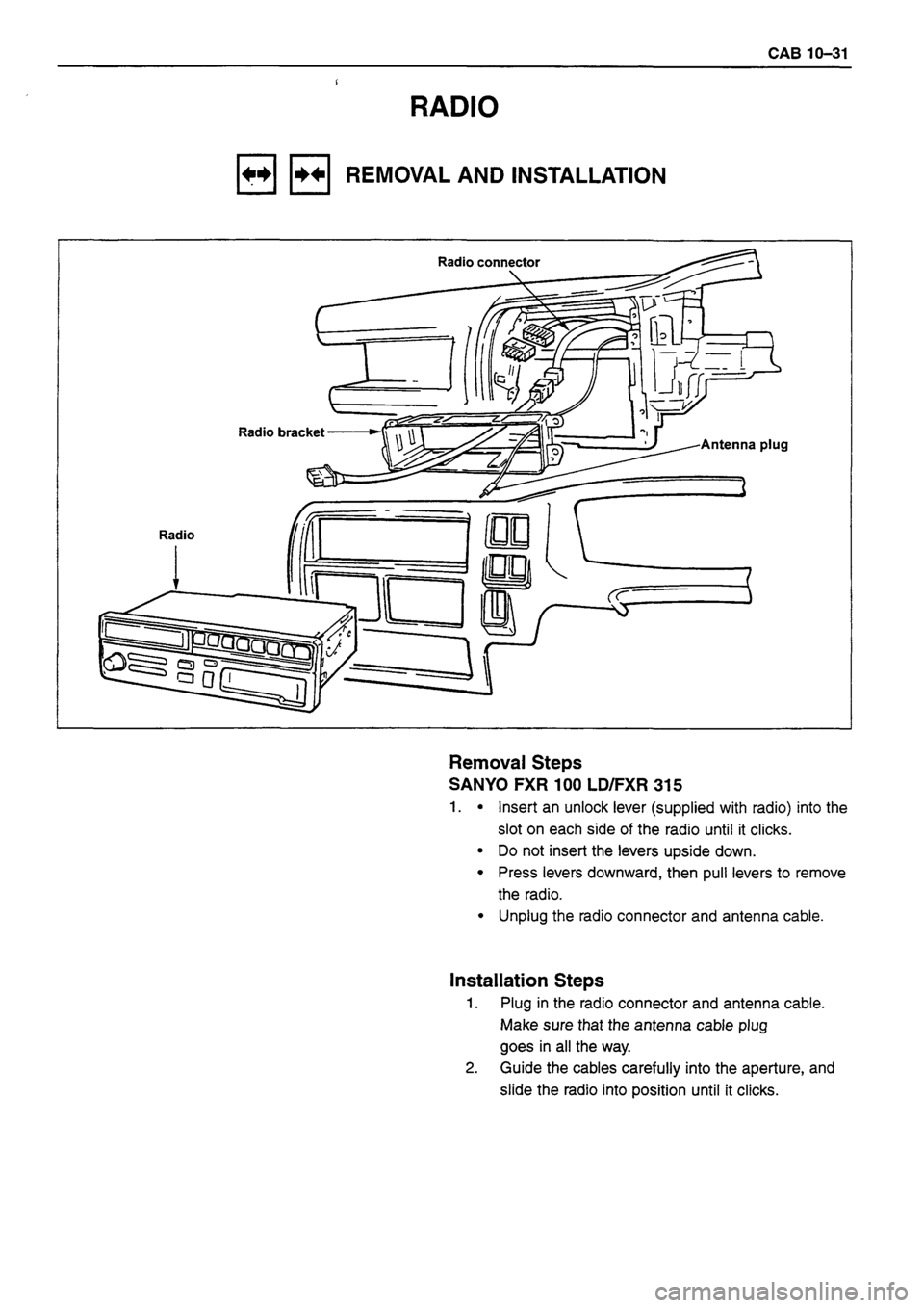 ISUZU DB SERIES 1993 Workshop Manual ISUZU DB SERIES 1993 Workshop Manual