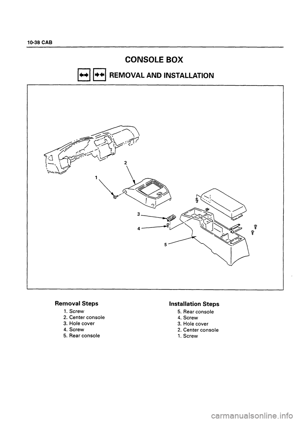ISUZU DB SERIES 1993 Workshop Manual ISUZU DB SERIES 1993 Workshop Manual