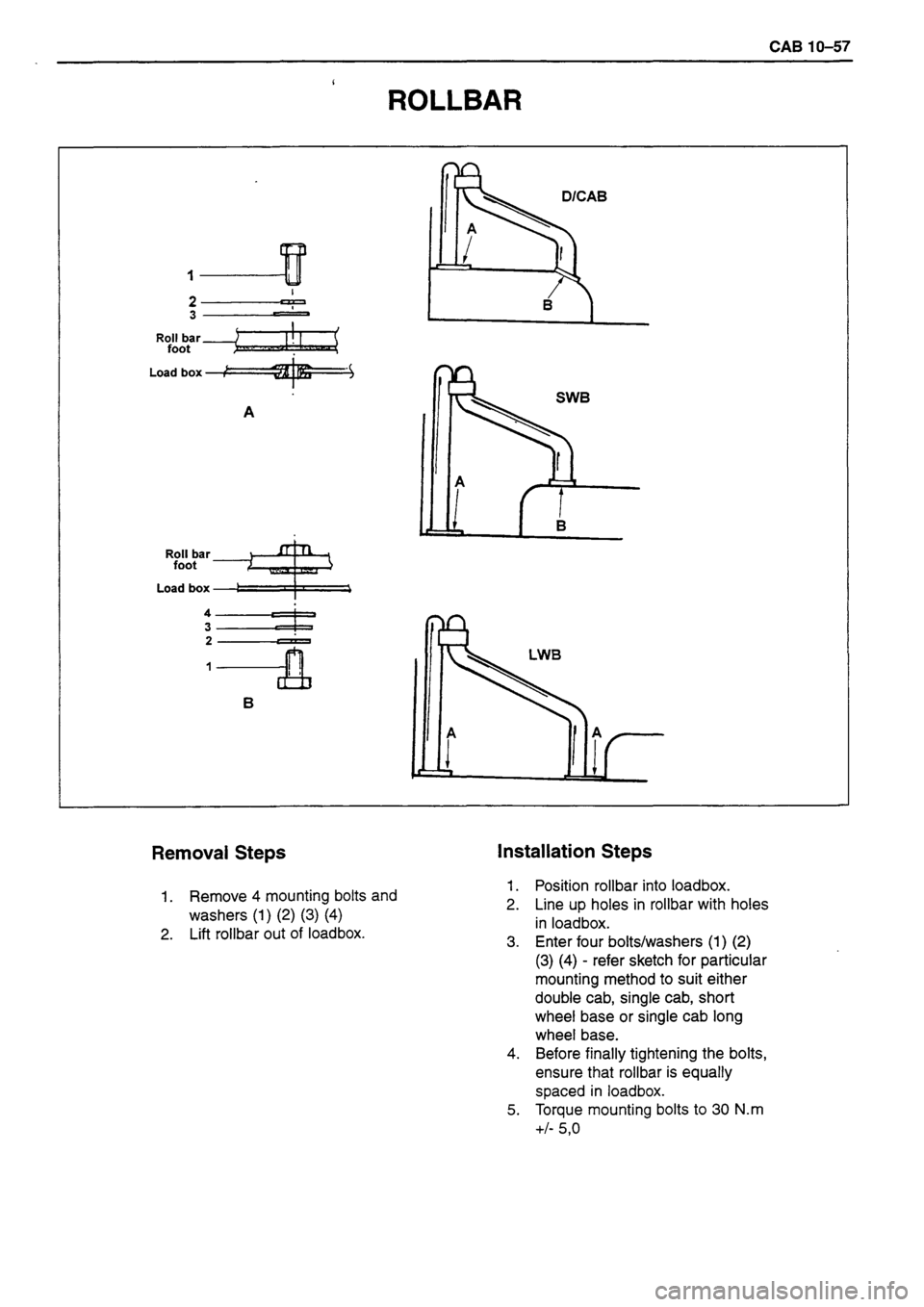 ISUZU DB SERIES 1993 Workshop Manual ISUZU DB SERIES 1993 Workshop Manual