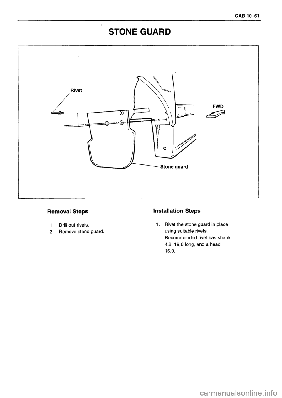 ISUZU DB SERIES 1993 Workshop Manual ISUZU DB SERIES 1993 Workshop Manual