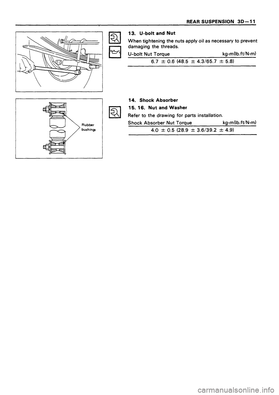 ISUZU DB SERIES 1993 Workshop Manual ISUZU DB SERIES 1993 Workshop Manual