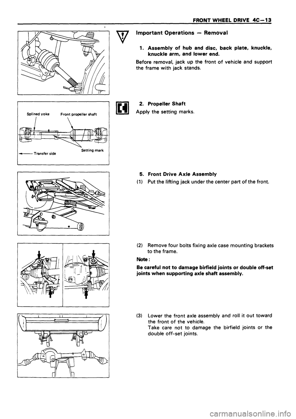ISUZU DB SERIES 1993 Workshop Manual ISUZU DB SERIES 1993 Workshop Manual