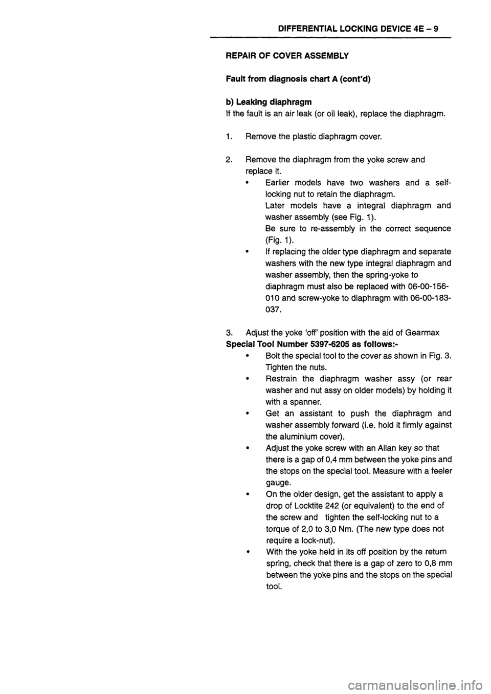 ISUZU DB SERIES 1993  Workshop Manual 