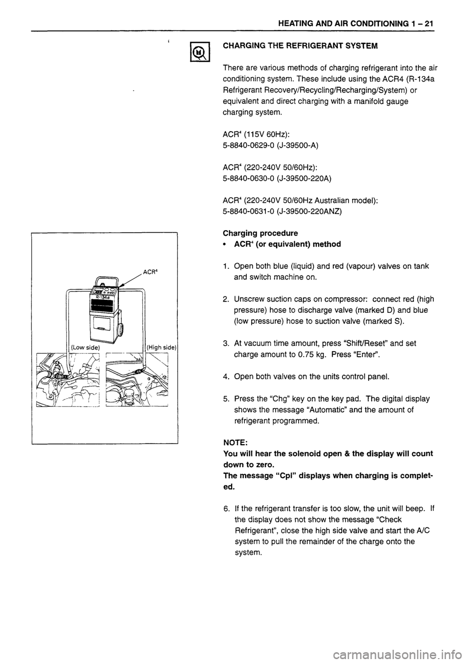 ISUZU DB SERIES 1993 Repair Manual ISUZU DB SERIES 1993 Repair Manual