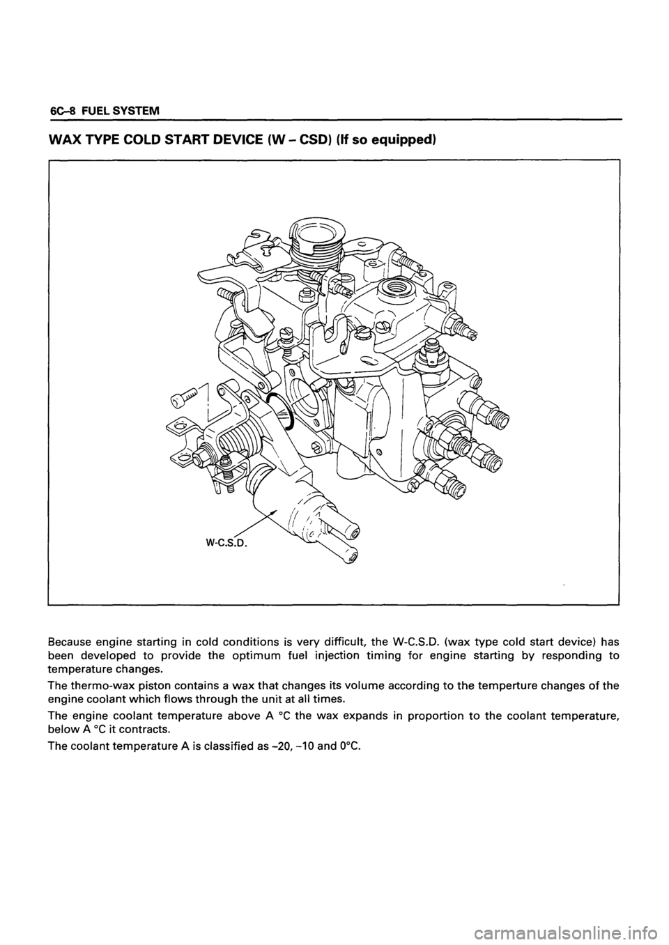 ISUZU DB SERIES 1993 Workshop Manual ISUZU DB SERIES 1993 Workshop Manual