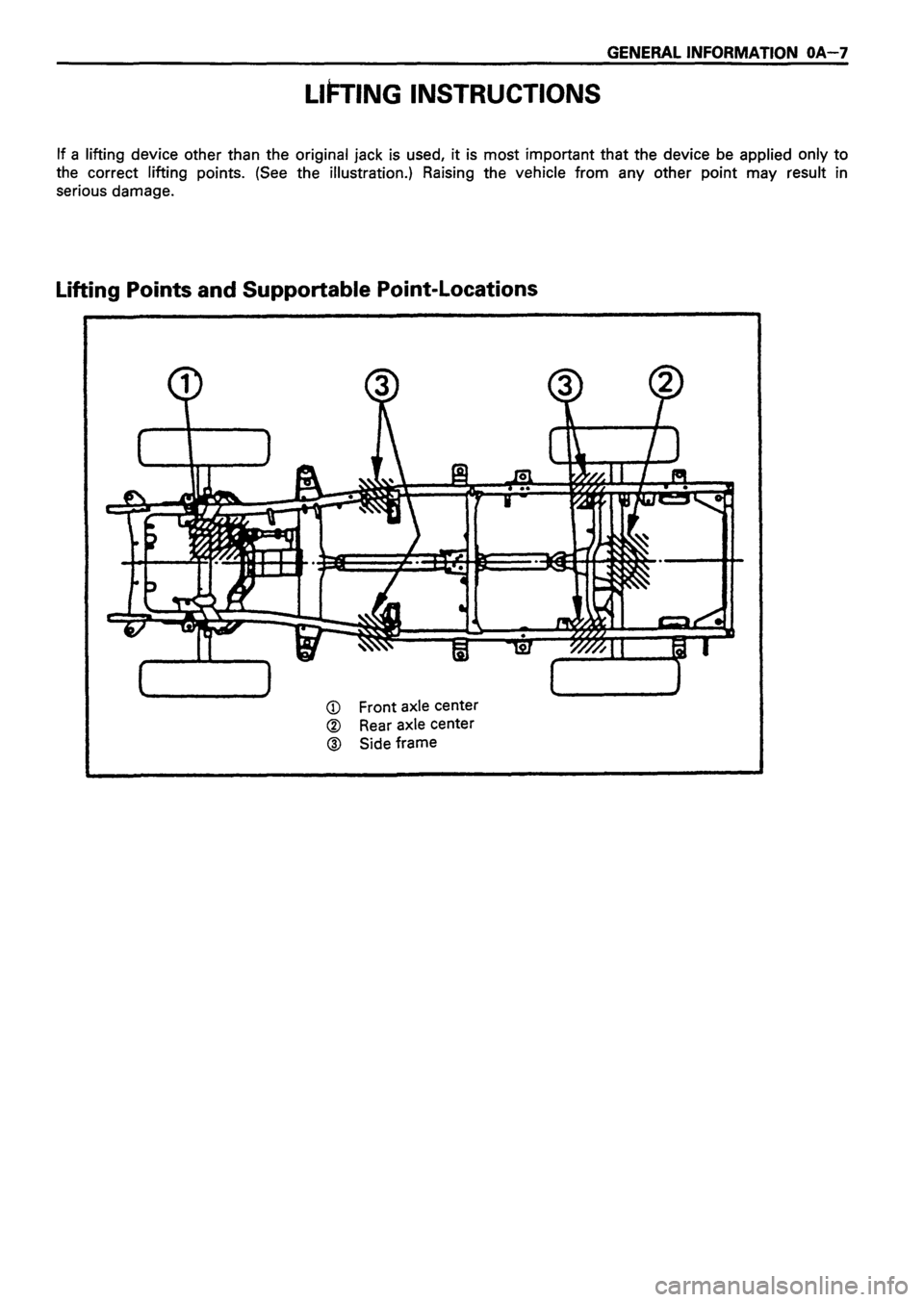 ISUZU DB SERIES 1993  Workshop Manual 