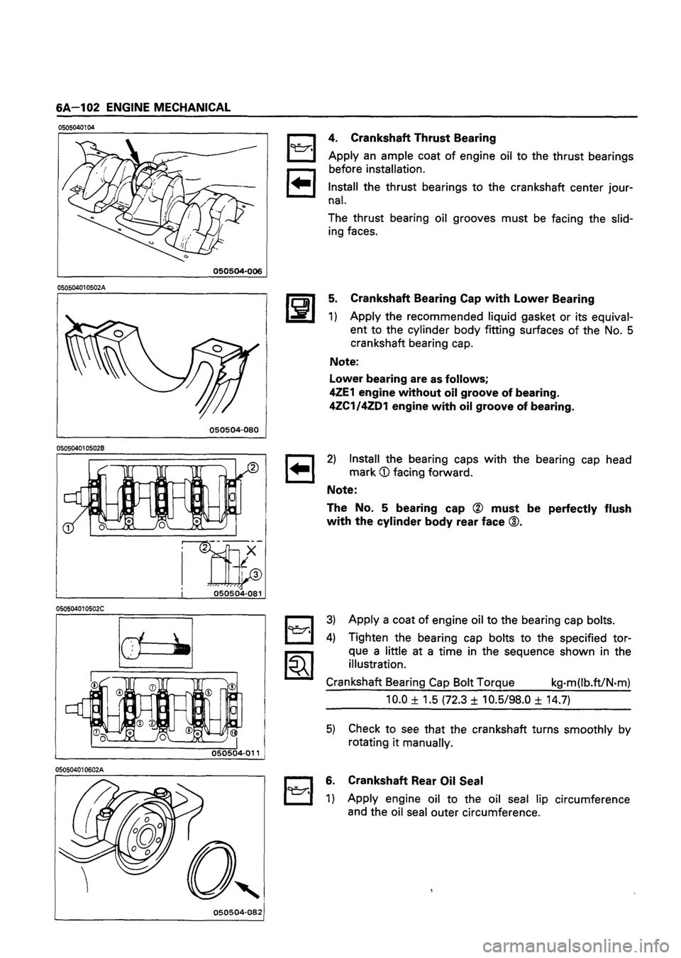 ISUZU DB SERIES 1993  Workshop Manual 