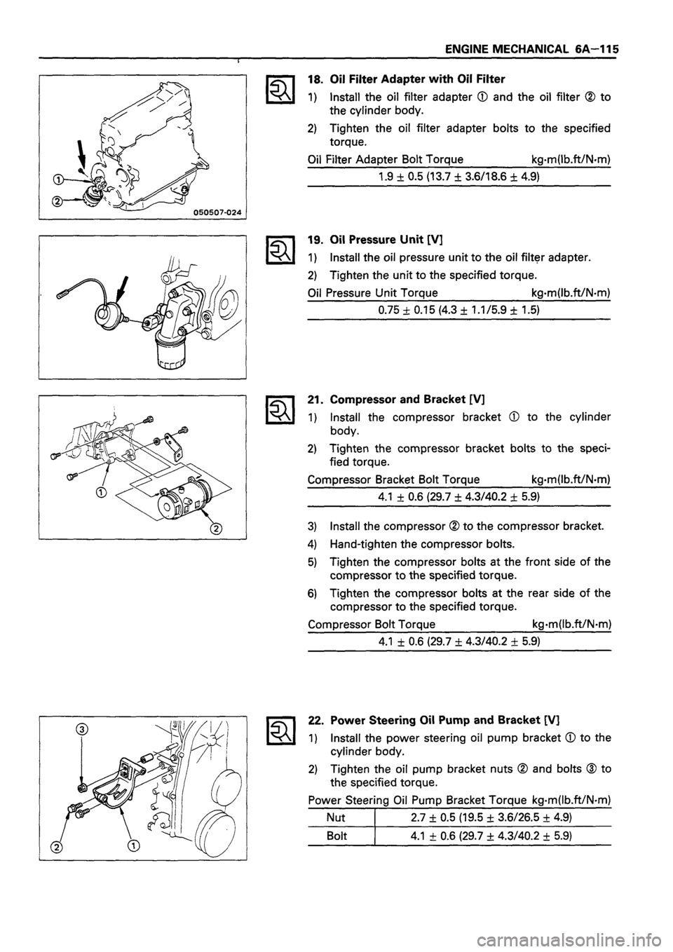 ISUZU DB SERIES 1993  Workshop Manual 