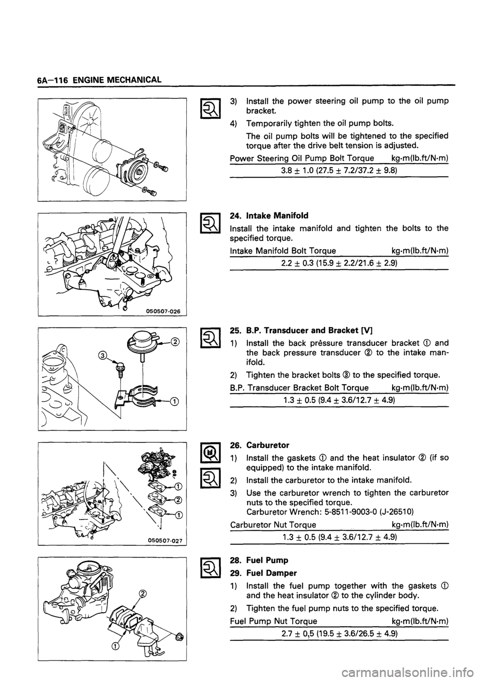 ISUZU DB SERIES 1993  Workshop Manual 