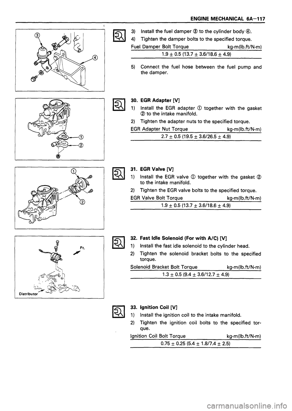 ISUZU DB SERIES 1993  Workshop Manual 