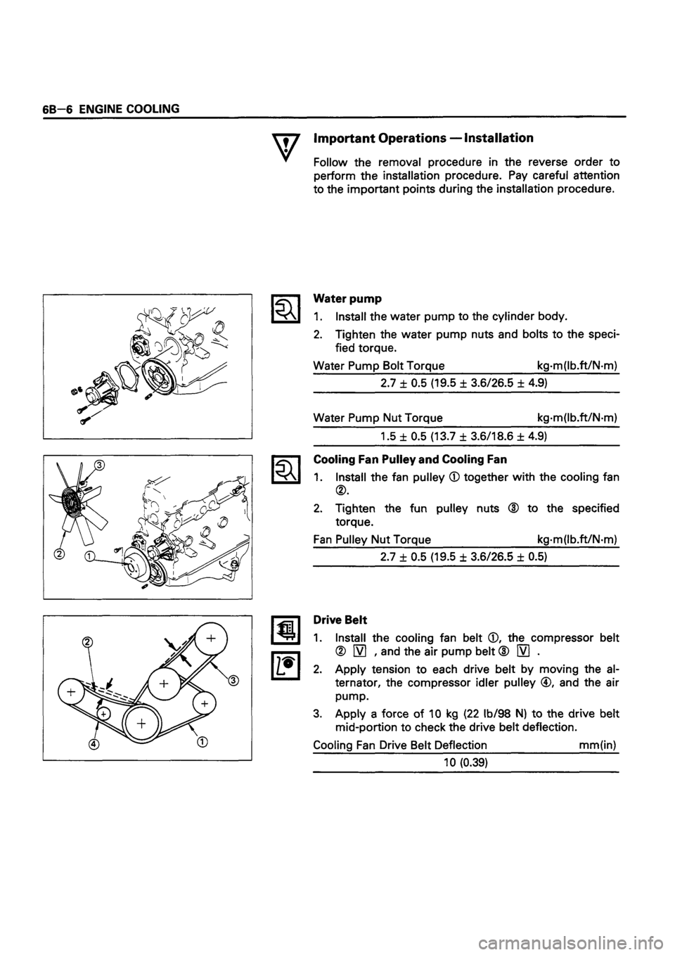ISUZU DB SERIES 1993  Workshop Manual 