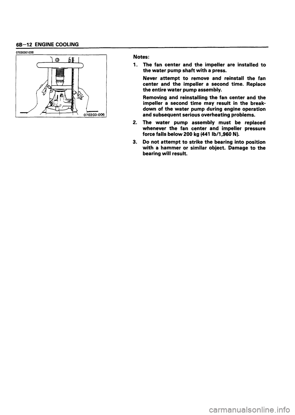 ISUZU DB SERIES 1993  Workshop Manual 